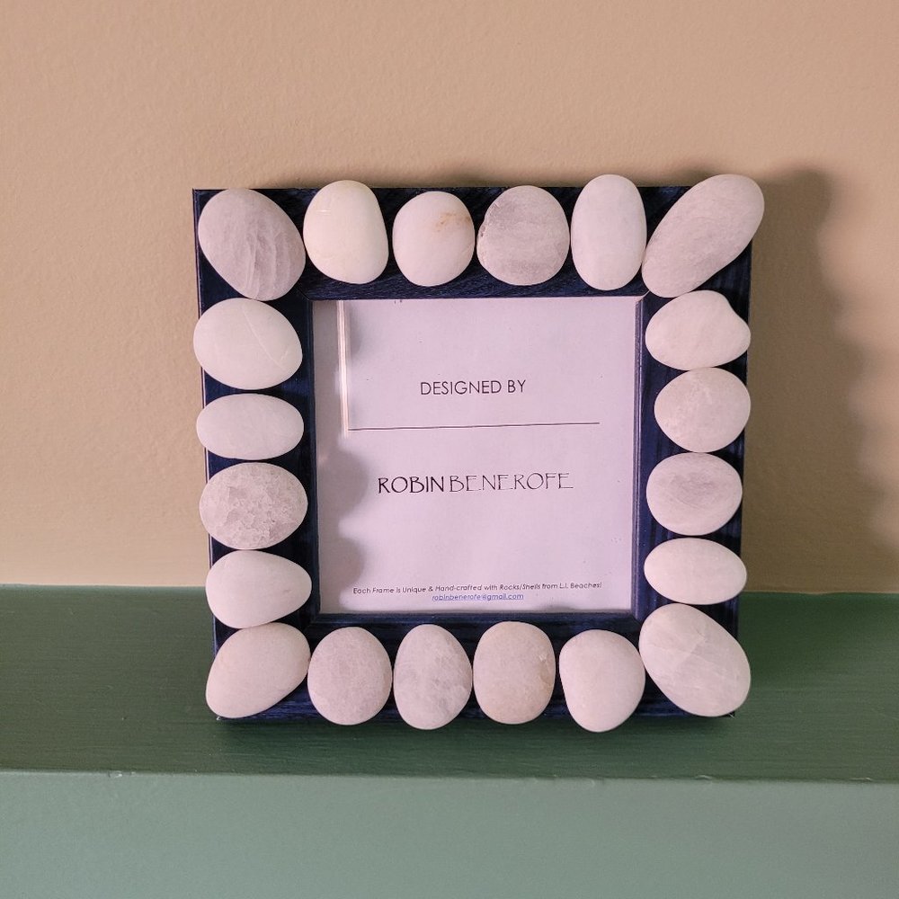 Picture Frame - Unique Hand-Crafted with Cool Rocks - Picture 5 of 11